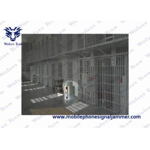 Buy cheap 5 Bands Waterproof Prison Mobile Phone Signal Jammer​​​​​​​ 100m Shielding Range Blocker from wholesalers