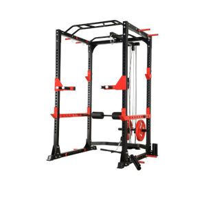 Buy cheap Gym Equipment primal strength  commercial power rack with lat pulley from wholesalers