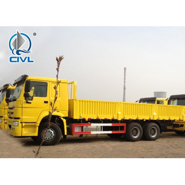 Quality LHD SINOTRUK HOWO Heavy Cargo Trucks Chassis Euro 2 Engine New 6X4 336HP HW76 Cabin for sale