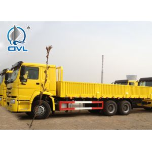 Buy cheap LHD SINOTRUK HOWO Heavy Cargo Trucks Chassis Euro 2 Engine New 6X4 336HP HW76 Cabin from wholesalers