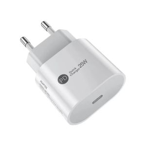 Buy cheap Factory Direct PD 25W GaN PD Wall Charger Adapter for Mobile Phone EU US Plug Travel Power Charger from wholesalers