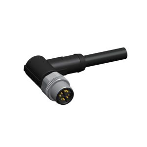 3 4 5 6 8 12 17pin M12 Right Angle Waterproof Connector Male Female 90 Degree