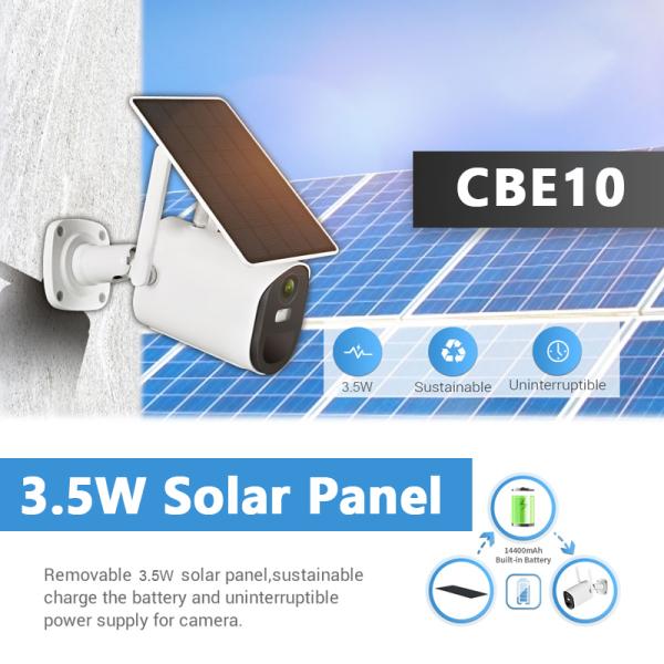 2MP 4MP Night Vision Solar Security Camera WIFI 4G Wireless With Spotlight Rechargeable Solar CCTV Camera