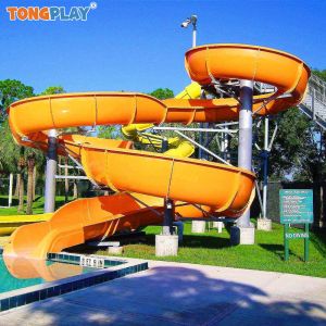 Buy cheap Outdoor Aqua Toys Playground Equipment Single Spiral Water Slides Fiber Glass Home Joy Slide for Indoor from wholesalers
