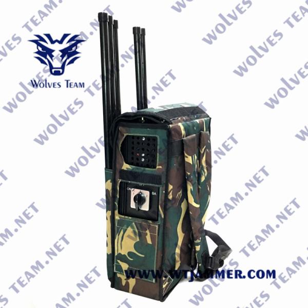 Quality Five Bands 2000m 90W Backpack Drone Jammer Kit for sale