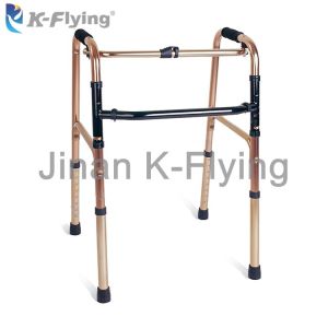 Buy cheap Bronze Frame Folding Rollator Walker Stand Up For Elderly Adult from wholesalers