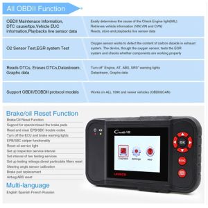 Buy cheap LAUNCH X431 Creader VIII 8 full obd2 Code Reader Scanner tester ENG/ABS/SRS/AT + Brake/SAS/Oil reset function same as CR from wholesalers