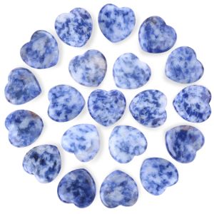 Buy cheap Glossy 0.8 Inch Heart Shaped Healing Crystals Release Pressure from wholesalers