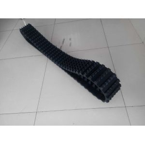Light weight Robot Rubber Tracks 130×40×68 High tractive force