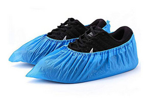 Buy cheap Light Blue Disposable Boot Covers Polypropylene Anti Slip 30gsm Thickness from wholesalers