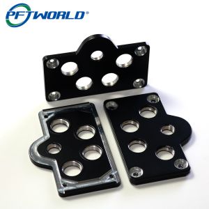 Buy cheap Black Anodized Precision Aluminum Parts Customized Milling Metal from wholesalers