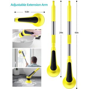 Buy cheap 300rpm Electric Spin Scrubber Adjustable Extension Handle Cleaning Tools from wholesalers