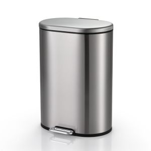 China Rustproof 2.38 Gallon Stainless Steel Step Trash Can on sale