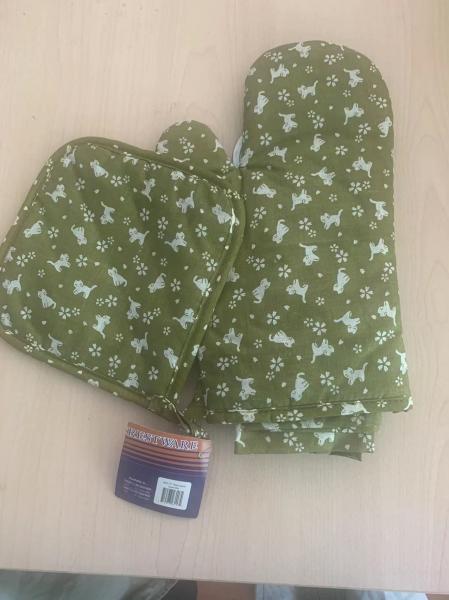 Buy cheap Machine Washable potholder set heat resistant Oven Mitts And Pot Holders from wholesalers