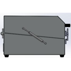 Buy cheap Automatic Clamshell Hatchback Pneumatic Shielded Enclosures Durable Manual Operation from wholesalers