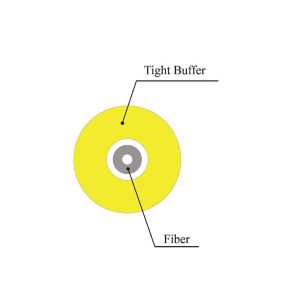 G652D G657A1 G657A2 MM OM4 PVC LSZH Hytrel Nylon Sheath 0.6MM 0.9MM Tight Buffer