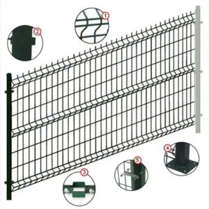 Buy cheap 3D Mesh Fence with Low Carbon Steel Wire for Residential Areas, School, Parks, Highways, Factories from wholesalers
