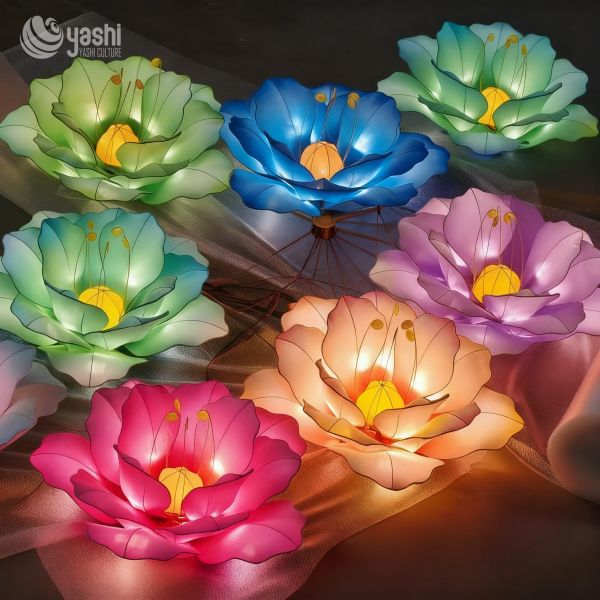 Buy cheap Chinese New Year Outdoor Silk Lanterns for Garden Decoration, Party, Theme Park, Exhibition from wholesalers