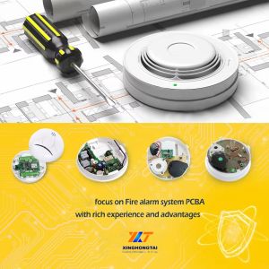 Fire Alarm Control Panel High Frequency PCB with FR4 CEM1 CEM3 Hight TG Material