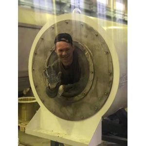 Buy cheap High Quality And Efficent White Pre insulated Pipe Extrusion/ Tube Extruding Production Line from wholesalers