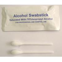 Buy cheap Alcohol Swabstick Medical Cotton Products Soft Breathable High Absorbency product
