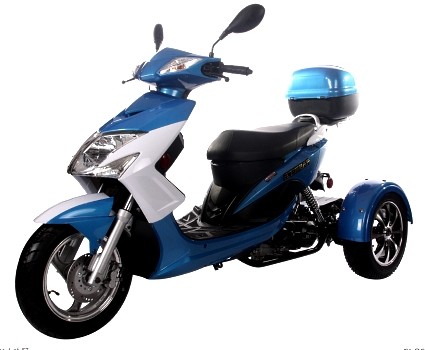 Quality CDI Ignition 50cc Elf Trike Moped Tri Wheel Motorcycle for sale