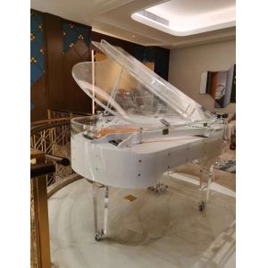 Buy cheap Hot selling acoustic second hand grand  piano perfect whole black polished You can compare the notes in the middle of th from wholesalers