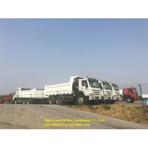 Buy cheap Heavy Duty Tipper Trucks 336 Hp Double Axle Dump Truck Manual 18m3 - 22m3 from wholesalers
