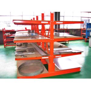 Powder Coating Finish Cantilever Racking System Warehouse Vertical Cantilever