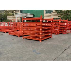 Buy cheap Metal Customized Fabric Roll Foldable Stackable Warehouse Racks from wholesalers