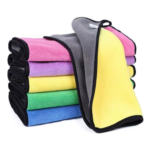 Customizable Rectangle Kitchen Towel Absorbent and Non-Shedding Microfiber