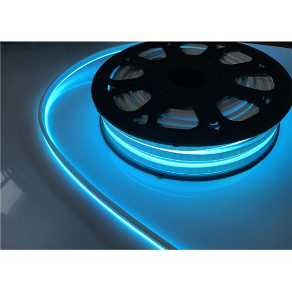 IP67 12V / 24V Blue LED Strip Lights , 2.5CM Cut Silicone Flexible Neon Rope