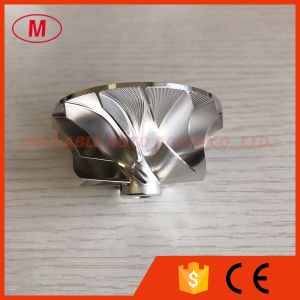 Buy cheap TD05H 43.18/56.52mm 7+7 blades Turbo milling/aluminum 2618/billet compressor wheel from wholesalers