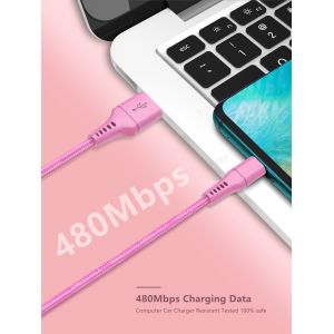 Buy cheap Braied USB Data Charging Cable AM To 8 Pin Eco Friendly Wheat Straw Biodegradable Green Life from wholesalers