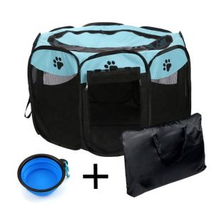 Buy cheap Steel Wire 0.8kg Dog Playpen Fence Double Door Collapsible product