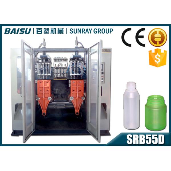 Four Cavity Head Plastic Bottle Manufacturing Machine Scraps Slide Channels