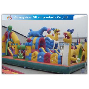 Safety Octopus Party Style Inflatable Amusement Park With Slide For Fun Games