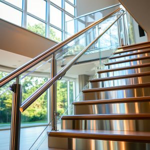Buy cheap Sleek Adjustable Stainless Steel Handrails for Decks and Patios from wholesalers