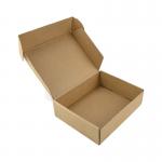 Buy cheap CMYK Kraft Paper Corrugated Mailer Box Shopping Shoes Box Custom Logo from wholesalers