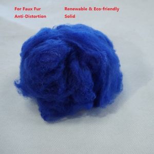 Buy cheap 65mm Faux Fur PSF Polyester Staple Fiber Anti Distortion from wholesalers