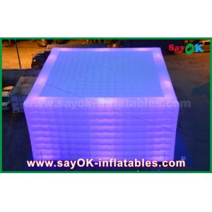 Tent Inflatable Party/Camping Transparent Inflatable Square Tent With Led