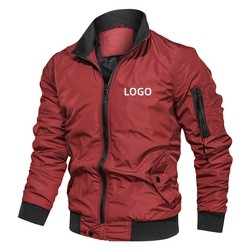 Buy cheap Custom Men's Clothes 2023 Fall Winter Men's Jacket Windproof Autumn Long Sleeve Casual Jacket Coat Bomber Jacket from wholesalers