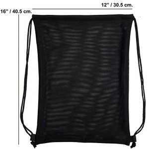 Buy cheap Black Nylon  Travel Shoes Mesh Drawstring Bags Waterproof Tear Resistant from wholesalers