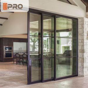Buy cheap Interior Aluminium Sliding Doors With Glass Inserts For Living Room aluminum sliding glass screen door product