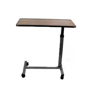 Stainless Steel Adjustable Bedside Table Medical Removable Patient Dining Table