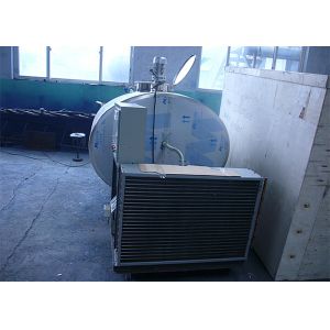 Buy cheap 1000L Manual / Automatic Milk Cooling Tank Horizontal Vacuum Milk Chiller from wholesalers