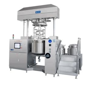 Buy cheap Vacuum Cosmetic Emulsifier Mixer Makeup Cosmetic Cream Mixing Machine from wholesalers