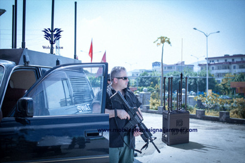 Buy cheap Military VIP Protection Defence Vehicle Bomb Jammer 500W High Power All Cell Phone Signal Jammer from wholesalers
