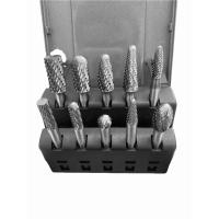 Buy cheap 10pcs Tungsten Carbide Burr Set Double Cut 1/4”Shank Standard Double Cut Carbide product