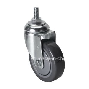 Buy cheap Edl Medium 4" 130kg Threaded Swivel PU Caster Z5734-77 in Grey for Caster Application from wholesalers